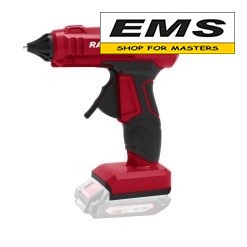 WWW.EMS.BG - ЕМС ГРУП ООД РУСЕ - МАГАЗИН ЗА МАЙСТОРИ - R20 ПИСТОЛЕТ ЗА ТОПЛО ЛЕПЕНЕ Ф11мм 20v RDP-YGLG20 Solo RAIDER 030186
