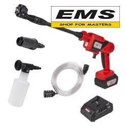 WWW.EMS.BG - ЕМС ГРУП ООД РУСЕ - МАГАЗИН ЗА МАЙСТОРИ - R20 АКУМУЛАТОРНА ВОДОСТРУЙКА 25bar 198l/h 20V 4Ah 6в1 RDP-CHPC20 RAIDER 072110