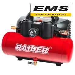 WWW.EMS.BG - ЕМС ГРУП ООД РУСЕ - МАГАЗИН ЗА МАЙСТОРИ - R20 КОМПРЕСОР 4L 32L/min 8bar + АКСЕСОАРИ RDP-J4AC20 Solo RAIDER 089413