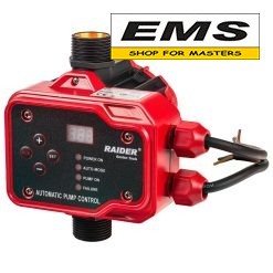 WWW.EMS.BG - ЕМС ГРУП ООД РУСЕ - МАГАЗИН ЗА МАЙСТОРИ - ПРЕСОСТАТ 2200w 1" 60°C Digital 1-6bar Max. 15bar RD-EPC04 RAIDER 070190