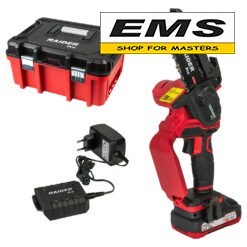 WWW.EMS.BG - ЕМС ГРУП ООД РУСЕ - МАГАЗИН ЗА МАЙСТОРИ - R20 ТРИОН ВЕРИЖЕН АКУМУЛАТОРЕН 120mm 20v (4,7") 1/4".043" (1.1mm) 33z 2Ah RDP-YGP20 Set RAIDER 075768