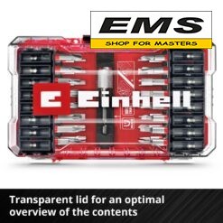 WWW.EMS.BG - ЕМС ГРУП ООД РУСЕ - МАГАЗИН ЗА МАЙСТОРИ - КОМПЛЕКТ НАКРАЙНИЦИ 33бр. EINHELL 118903