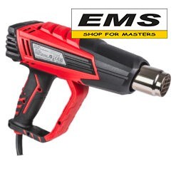 WWW.EMS.BG - ЕМС ГРУП ООД РУСЕ - МАГАЗИН ЗА МАЙСТОРИ - ПИСТОЛЕТ ЗА ГОРЕЩ ВЪЗДУХ 2000w 2 СТЕПЕНИ КУФАР RD-HG26 RAIDER 074314