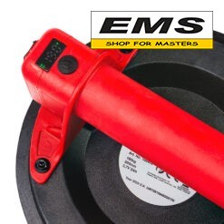 WWW.EMS.BG - ЕМС ГРУП ООД РУСЕ - МАГАЗИН ЗА МАЙСТОРИ ВАКУУМ ДРЪЖКА ЗА ПЛОЧКИ АКУМУЛАТОРНА Ø205мм 180 кг 3,7V 2Ah RAIDER 100402