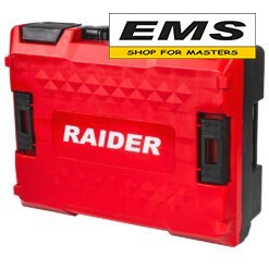WWW.EMS.BG - ЕМС ГРУП ООД РУСЕ - МАГАЗИН ЗА МАЙСТОРИ - ЪГЛОШЛАЙФ Ø125мм 900w РЕГ.ОБ. LCD 2disc Red Case RDP-AG79 BLACK EDITION RAIDER 020151
