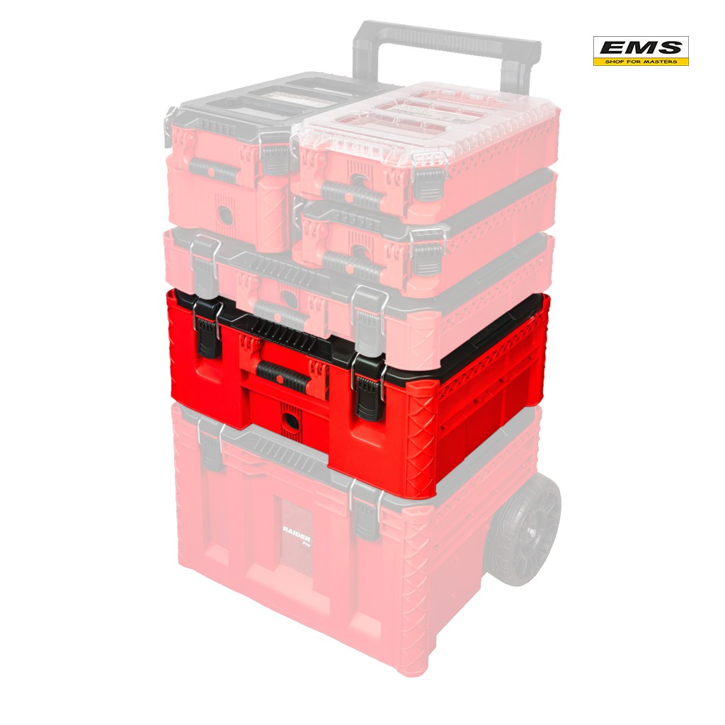 WWW.EMS.BG - ЕМС ГРУП ООД РУСЕ - КУФАРНА СИСТЕМА С КОЛЕЛА MSS TOOLS BOX - КУФАР ЗА ИНСТРУМЕНТИ IP65 - RDP-MSS2 - RAIDER - 139606 - РАЙДЕР
