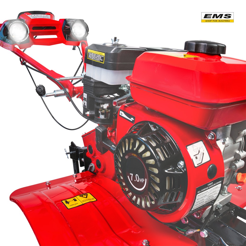 WWW.EMS.BG - ЕМС ГРУП ООД РУСЕ - МАГАЗИН ЗА МАЙСТОРИ - МОТОФРЕЗА БЕНЗИНОВА 5,2kw (7,0hp) 120см 2+1 СКОРОСТИ - 2 Фара - RD-WT16 - RAIDER - 076916 - РАЙДЕР