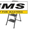 WWW.EMS.BG - МАГАЗИН ЗА МАЙСТОРИ - ЕМС ГРУП ООД РУСЕ -СТЪЛБА СТОМАНЕНА 3 СТЪПАЛА СТЕП ЧЕРНА MINIFERO DRABEST-080089