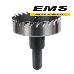 WWW.EMS.BG - МАГАЗИН ЗА МАЙСТОРИ - ЕМС ГРУП ООД РУСЕ -БОРКОРОНА ЗА ЛАМАРИНА ø50mm С ШЕСТОСТЕНЕН ВОДАЧ HSS RAIDER-154845