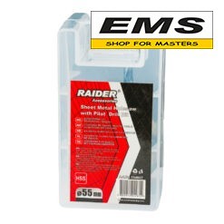 WWW.EMS.BG - МАГАЗИН ЗА МАЙСТОРИ - ЕМС ГРУП ООД РУСЕ -БОРКОРОНА ЗА ЛАМАРИНА ø55mm С ШЕСТОСТЕНЕН ВОДАЧ HSS RAIDER-154847