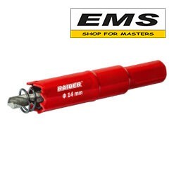 WWW.EMS.BG - МАГАЗИН ЗА МАЙСТОРИ - БОРКОРОНА HSS bi-metal Ø14 мм С ЦЕНТРИРАЩО СВРЕДЛО ЗА БОРМАШИНА RAIDER 157811