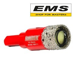 WWW.EMS.BG - МАГАЗИН ЗА МАЙСТОРИ - БОРКОРОНА DIAMOND Ø20мм DRY С ПРУЖИНА ЗА БОРМАШИНА RAIDER 189111