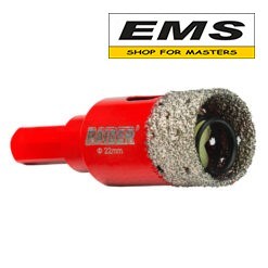 WWW.EMS.BG - МАГАЗИН ЗА МАЙСТОРИ - БОРКОРОНА DIAMOND Ø22мм DRY С ПРУЖИНА ЗА БОРМАШИНА RAIDER 189112