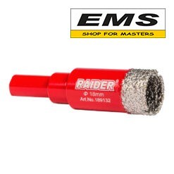 WWW.EMS.BG - МАГАЗИН ЗА МАЙСТОРИ - БОРКОРОНА DIAMOND Ø18мм DRY ЗА БОРМАШИНА RAIDER 189132