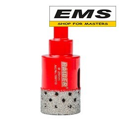 WWW.EMS.BG - МАГАЗИН ЗА МАЙСТОРИ - БОРКОРОНА DIAMOND Ø25мм С ПРУЖИНА ЗА БОРМАШИНА RAIDER 189113