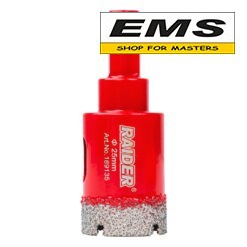 WWW.EMS.BG - МАГАЗИН ЗА МАЙСТОРИ - БОРКОРОНА DIAMOND Ø25мм DRY ЗА БОРМАШИНА RAIDER 189135