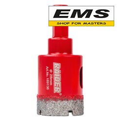 WWW.EMS.BG - МАГАЗИН ЗА МАЙСТОРИ - БОРКОРОНА DIAMOND Ø28мм DRY ЗА БОРМАШИНА RAIDER 189136