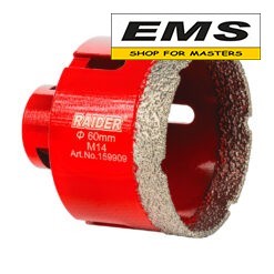 WWW.EMS.BG - МАГАЗИН ЗА МАЙСТОРИ - ЕМС ГРУП ООД РУСЕ БОРКОРОНА DIAMOND DRY M14 Ø60мм RAIDER-159909