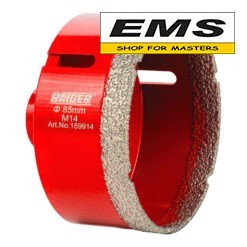 WWW.EMS.BG - МАГАЗИН ЗА МАЙСТОРИ - ЕМС ГРУП ООД РУСЕ -БОРКОРОНА DIAMOND DRY Ø85хМ14мм RAIDER-159914
