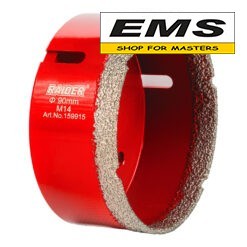 WWW.EMS.BG - МАГАЗИН ЗА МАЙСТОРИ - ЕМС ГРУП ООД РУСЕ - БОРКОРОНА DIAMOND DRY Ø90хМ14мм RAIDER -159915