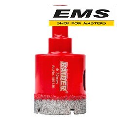 WWW.EMS.BG - МАГАЗИН ЗА МАЙСТОРИ - ЕМС ГРУП ООД РУСЕ -БОРКОРОНА DIAMOND Ø32мм DRY ЗА БОРМАШИНА RAIDER -189138