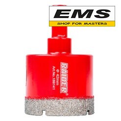 WWW.EMS.BG - МАГАЗИН ЗА МАЙСТОРИ - ЕМС ГРУП ООД РУСЕ -БОРКОРОНА DIAMOND Ø42мм DRY ЗА БОРМАШИНА RAIDER -189141