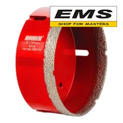 WWW.EMS.BG - МАГАЗИН ЗА МАЙСТОРИ - ЕМС ГРУП ООД РУСЕ -БОРКОРОНА DIAMOND DRY Ø100хМ14мм RAIDER-189159