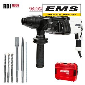 WWW.EMS.BG - МАГАЗИН ЗА МАЙСТОРИ - ПЕРФОРАТОР SDS Plus 1050w 3,2J РЕГ.ОБОРОТИ RDI-HD66 RAIDER 030350