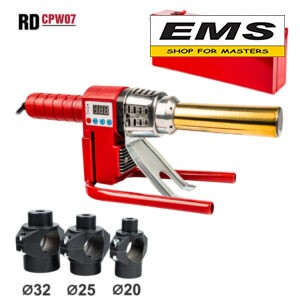 WWW.EMS.BG - МАГАЗИН ЗА МАЙСТОРИ - ПОЯЛНИК ЗА ПП ТРЪБИ 1000w 3 глави Ø20-32mm LCD RD-CPW07 RAIDER 123115