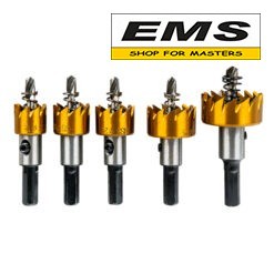 WWW.EMS.BG - МАГАЗИН ЗА МАЙСТОРИ - БОРКОРОНИ ЗА ЛАМАРИНА Ø16-30mm С ШЕСТОСТЕНЕН ВОДАЧ 5бр. RAIDER 154857