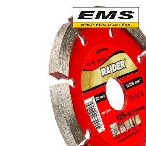 ДИСК ДИАМАНТЕН Ø125х22.2х10мм (ширина 8мм) RAIDER 162113