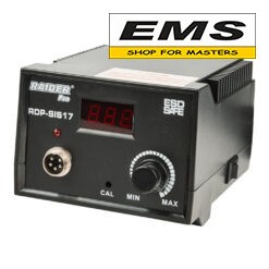 WWW.EMS.BG - МАГАЗИН ЗА МАЙСТОРИ - ПОЯЛНИК СЪС СТАНЦИЯ ЗА ЗАПОЯВАНЕ 100W 200-480°C LED RDP-SIS17 RAIDER 076417