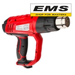 WWW.EMS.BG - МАГАЗИН ЗА МАЙСТОРИ - ПИСТОЛЕТ ЗА ГОРЕЩ ВЪЗДУХ 2000w 2 СТЕПЕНИ 5 АКСЕС. КУФАР RD-HG30 RAIDER 074318