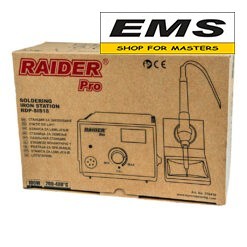 WWW.EMS.BG - МАГАЗИН ЗА МАЙСТОРИ - ПОЯЛНИК СЪС СТАНЦИЯ ЗА ЗАПОЯВАНЕ 100W 200-480°C RDP-SIS18 RAIDER 076418